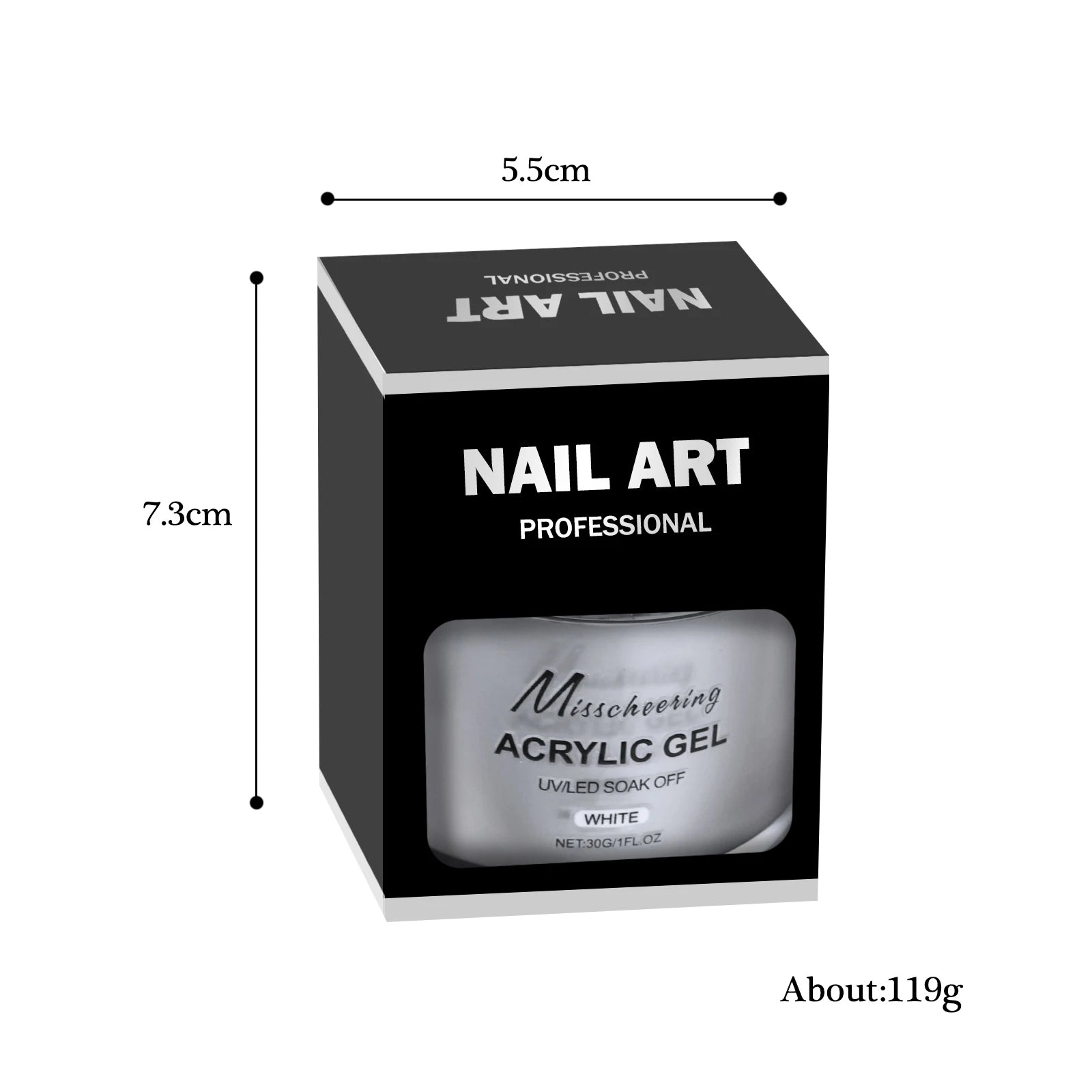 15/30g Quick Builder Nail Gel White Nude Pink Clear Nail Art Extension Gel Multifunctional Acrylic Gel Soak Off UV LED for Salon