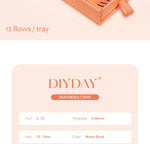 DIYDAY Comic Spire Eyelash Extension Premade Manga False Eyelashes Super Soft Light Feather-Feeling Anime Lashes for Makeup Tool