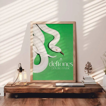 D-Deftones Private Music Poster Self-adhesive Art Waterproof Paper Sticker Coffee House Bar Room