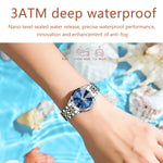 POEDAGAR Fashion Ladies Watch Waterproof Luminous Date Week Watch for Woman High Quality Stainless Steel Women's Quartz Watches