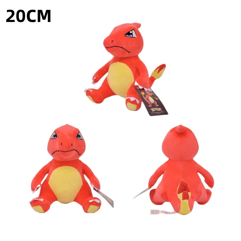 Pokemon Vulpix Mew Miraid Jolteon Ekans Charizard Charmeleon Ponyta Cubone Gastly Wartortle Froakie Plush Stuffed Toys for Kids