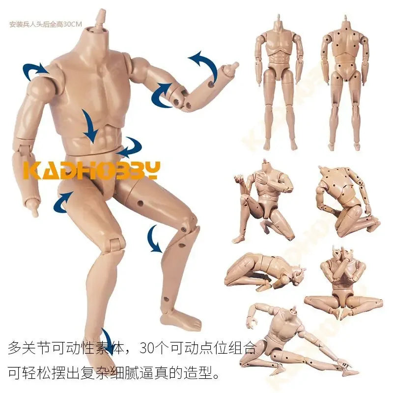 1/6 Action Figure Military Army 30cm Combat Swat Police Soldier With Gun Forces Model Toys