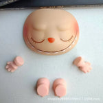 Hot Sell Labubu Plush Doll Parts Vinyl Doll Accesseries Pvc Face Changing Parts Hands Feet Replacement Supplies Diy Gifts