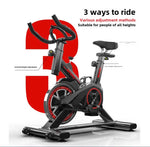 Ultra-Silent Indoor Fitness Bike For Weight Loss Home Use Steel Metal Gym Magnetic Brake System Spinning Bike