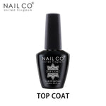 NAILCO 15ml Top Coat And Base Coat Art Design Gel Nail Polish Top Base Coat UV LED Soak Off Gel Nail Varnish