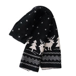 Christmas Atmosphere Santa Claus Knitted Red Scarf For Women New Style Warm Neck Protection Knitted Scarf Versatile Shawl