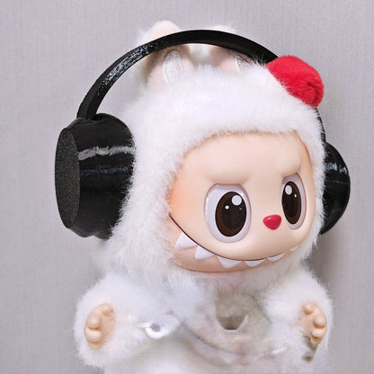 Labubu Doll Rain Boots Labubu I II III Idol Dolls Colorful Shoes and Headphones Multicolor Big Bow LabubusAccessories DIY Gifts
