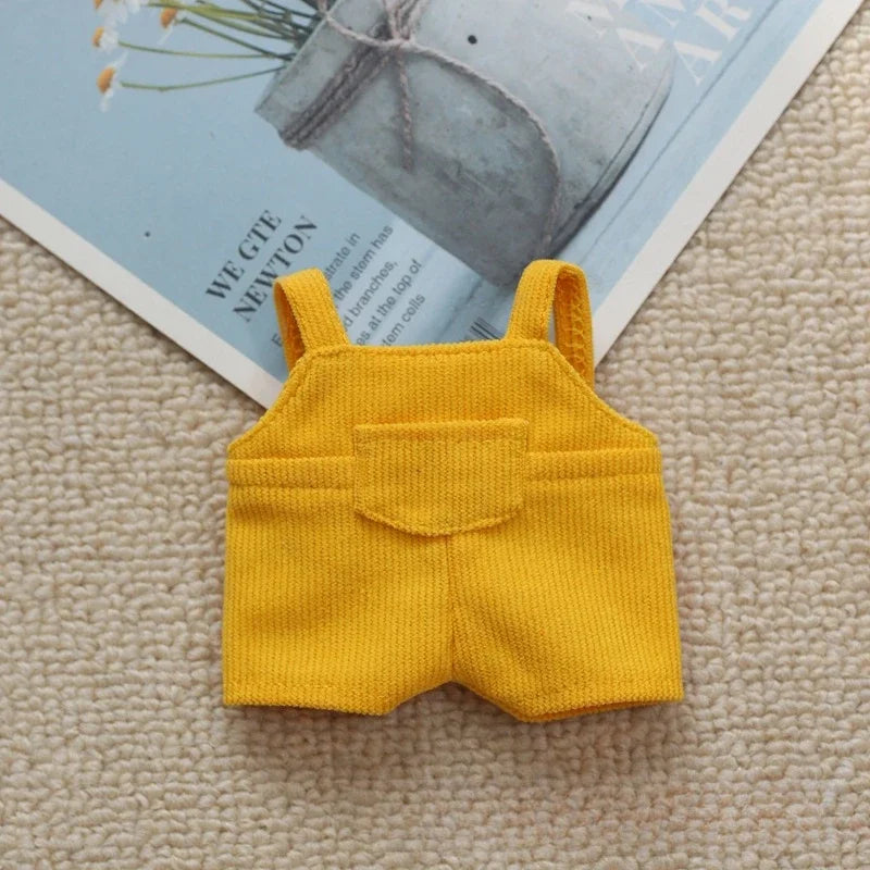 Mini Doll'S Clothes Outfit Accessories For Korea Kpop Exo 15-17cm Labubu Idol V1 V2 Pocket overalls Clothing Gift