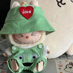 For 17cm 3.0 Ropa Labubu V1 V2 V3 outfit clothes Time to chill doll clothes for labubu II Doll cute clothes