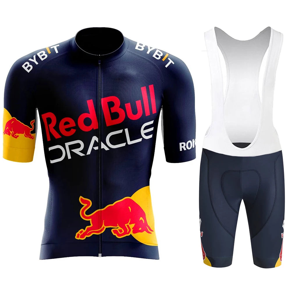 Red Bull Bicycle Clothing Jersey Cycling Uniforms for Men Jacket Team Set Bike Man Sports Bicycles Men's Cycling Suit Road Bikes