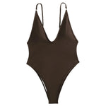 Sleeveless Bodysuit Rompers Fashionable And Comfortable Fashionable And Sexy Sexy Deep V Swimsuit