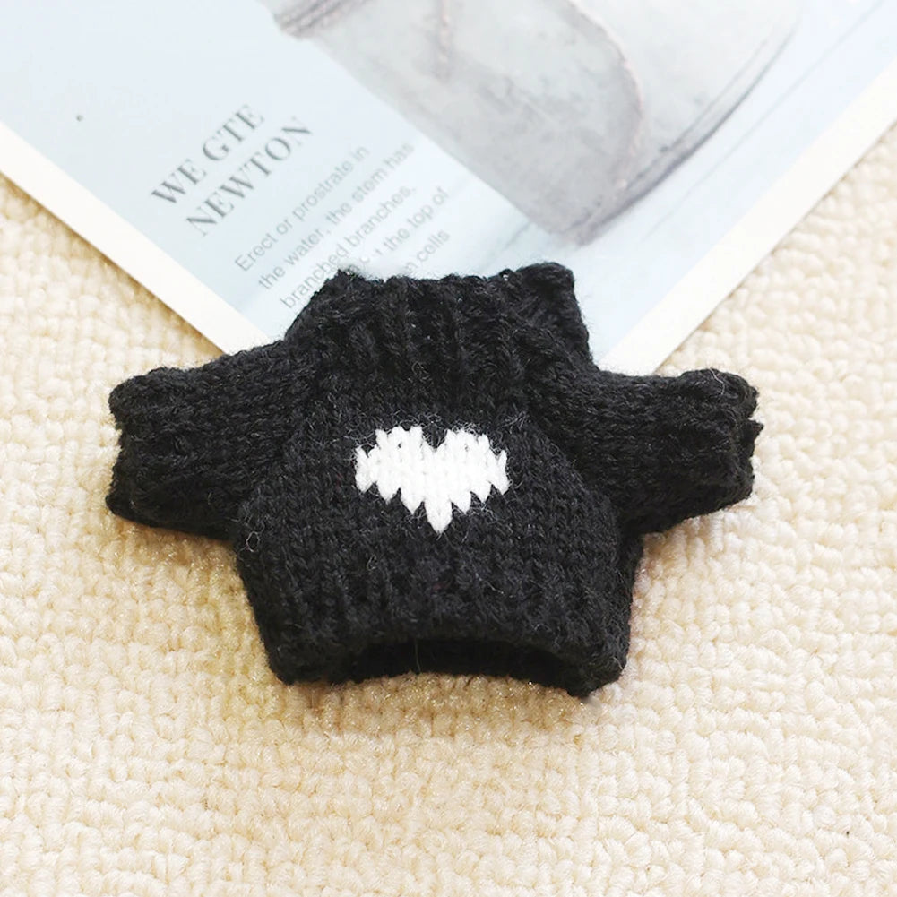 For Labubu'S Clothes Striped sweater outfit Match with hat pendant  Can match according to your preferences Labubu Accessories