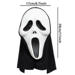 Halloween Scream Ghost Eva Horror Mask Cosplay Party Ball EVA Mask Suit Props Death God Costume Festival Celebration Costume