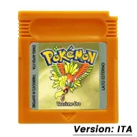 Pokemon Red Blue Crystal Golden Green Silver Yellow GBC Game Card 16 Bit Video Game Cartridge Console Cards For GB/SP