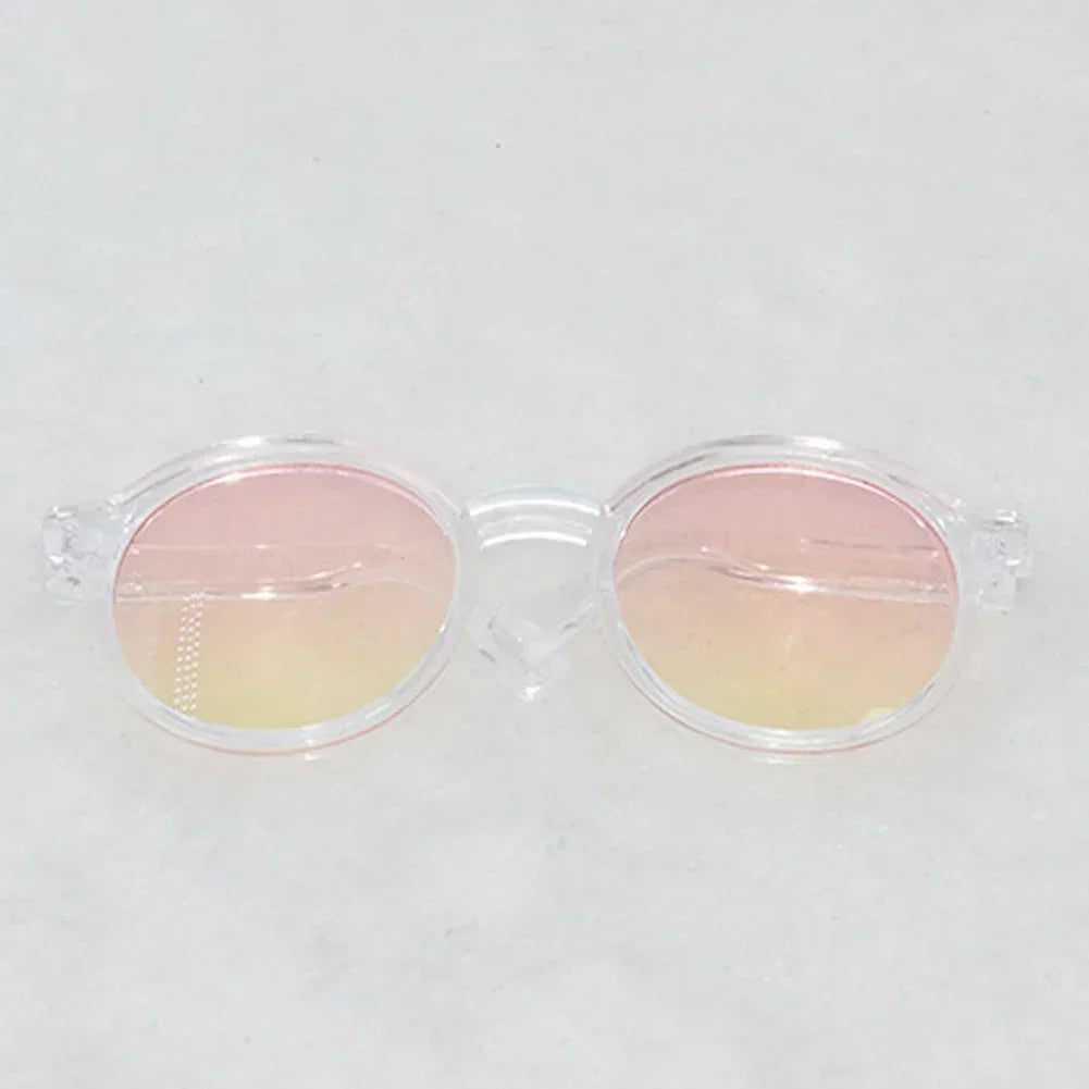 Fashionable Plastic Glasses For Labubu 3.0 Colorful Glasses Mix Match Doll Ornament  Accessories Macaron BJD