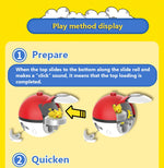 Pokemon Figures Beyblade Top Gyroscope Toys Pikachu Charmander Squirtle Mewtwo Eevee PVC Models Pokeball Gift For Kids