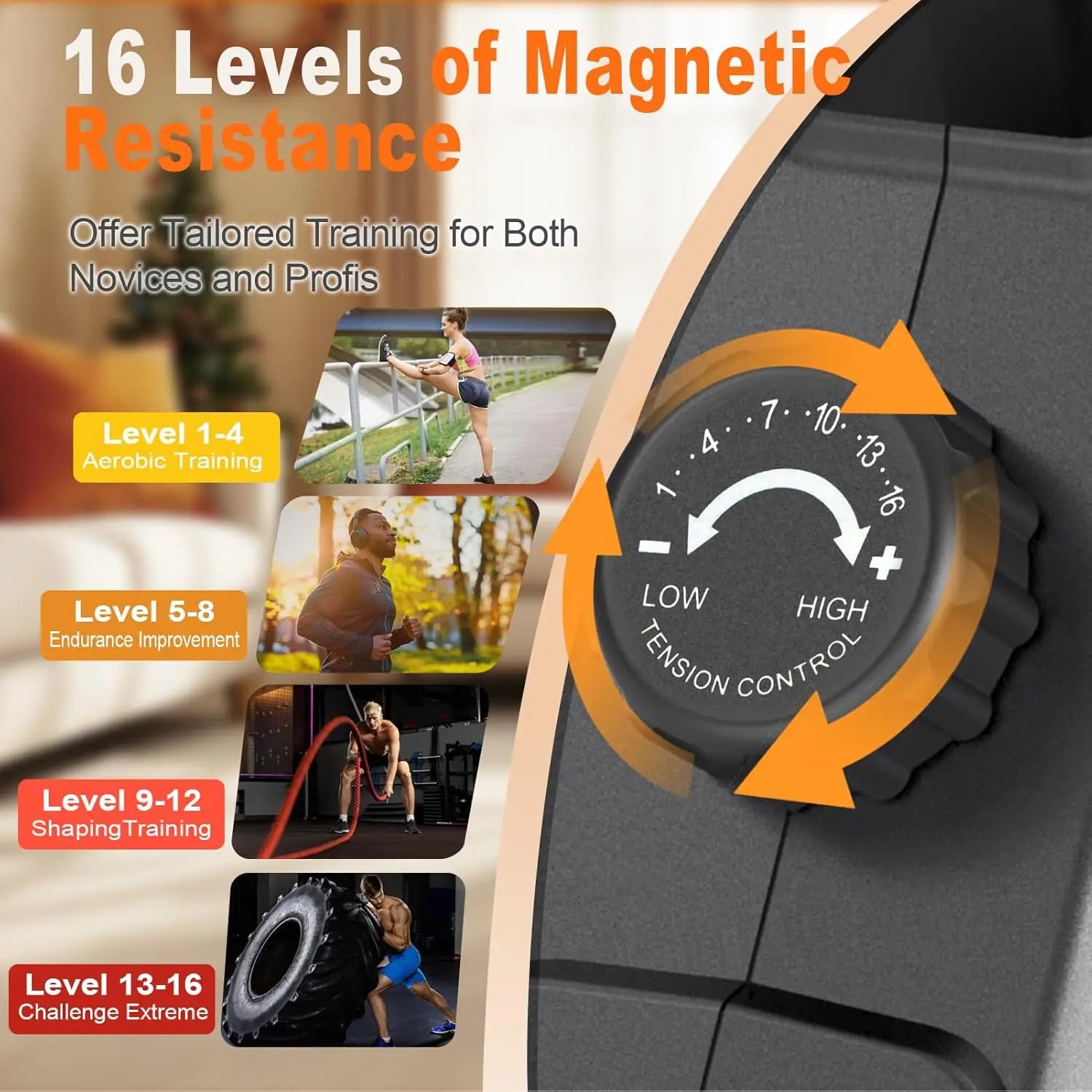 MettleMatic RM3 Foldable Rowing Machine, 300N Magnetic Resistance, 16 Levels, Bluetooth, 150kg Capacity