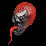New Superhero Venom 3 Long Tongue Mask Cosplay Latex Masks Horror Party Helmet Props Supplies Novelty Masks Christmas Halloween