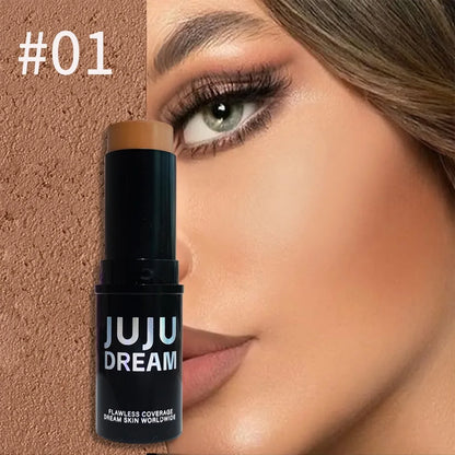 Dual-Tone Highlighter Contour Stick, Brightening & Shading, Waterproof, Long-Lasting,Unisex, Skin-Safe,for All Face Makeup Looks