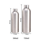 New Steel 500ml Small Mouth Bottle Outdoor Sports USA Style Portable Thermos Cup Cool Water Bottle