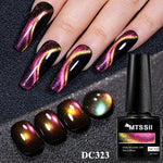 Rainbow Cat Magnetic Gel Nail Polish Starry Chameleon Galaxy Effect Semi Permanent UV Gel Varnish Soak Off Nail Supplies DIY