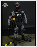 1/6 Action Figure Military Army 30cm Combat Swat Police Soldier With Gun Forces Model Toys