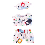17cm Mini Doll's Accessories Set For Labubu Doll Pop 3Pcs/Set Bed+Quilt+Pillow Pajamas Sleeping Bag Dollhouse Gift,Girl's Toys