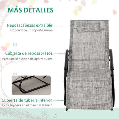 Chaise longue de jardin