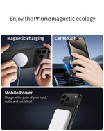 Ultra Thin Carbon Fbier Magnetic Leather Case for iPhone 17 Air 16E 16 15 14 13 Pro Max for Magsafe Shockproof Military Cover