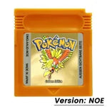 Pokemon Red Blue Crystal Golden Green Silver Yellow GBC Game Card 16 Bit Video Game Cartridge Console Cards For GB/SP