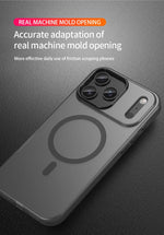 Shockproof Matte Transparent Case For Magsafe Case For iPhone 17 Pro Max 17 Air 17 Pro 17 Wireless Charge TPU Soft Cover Funda