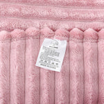 1pc Solid Color Flannel Blanket Soft Warm Throw Blankets for Couch Sofa Office Bed Camping Travel Multi-purpose Gift Blanket