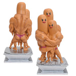 Pokemon Toys GYM Figurines Cartoon Fitness Muscle Man Action Figure Charmander Bulbasuar Squirtle Gengar Fit Model Anime Toys