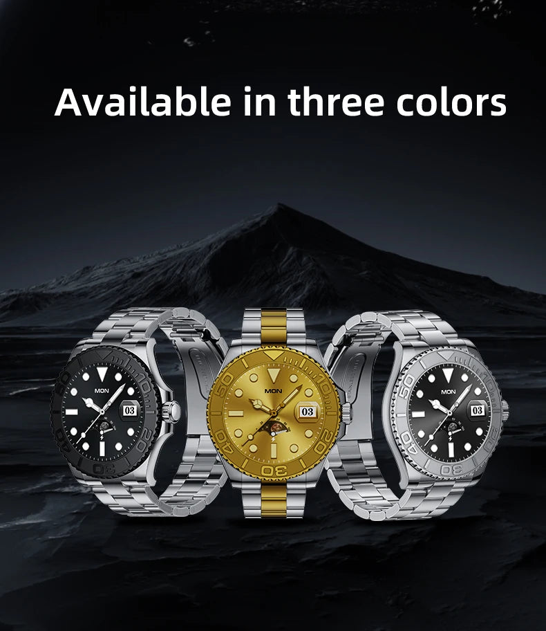 Aiweile AW46 Smartwatch Smart Watch Man 1.32 Inch HD AMOLED Screen Sports Modes Bluetooth Call for Android Yacht Range Master