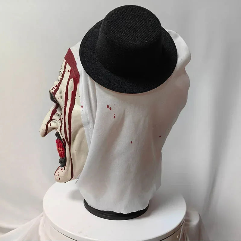 Men Halloween Costumes Art The Clown Cosplay Costume Movie Terrifierr 2 Bloody Jumpsuit Male Jumpsuit Horror Outfits