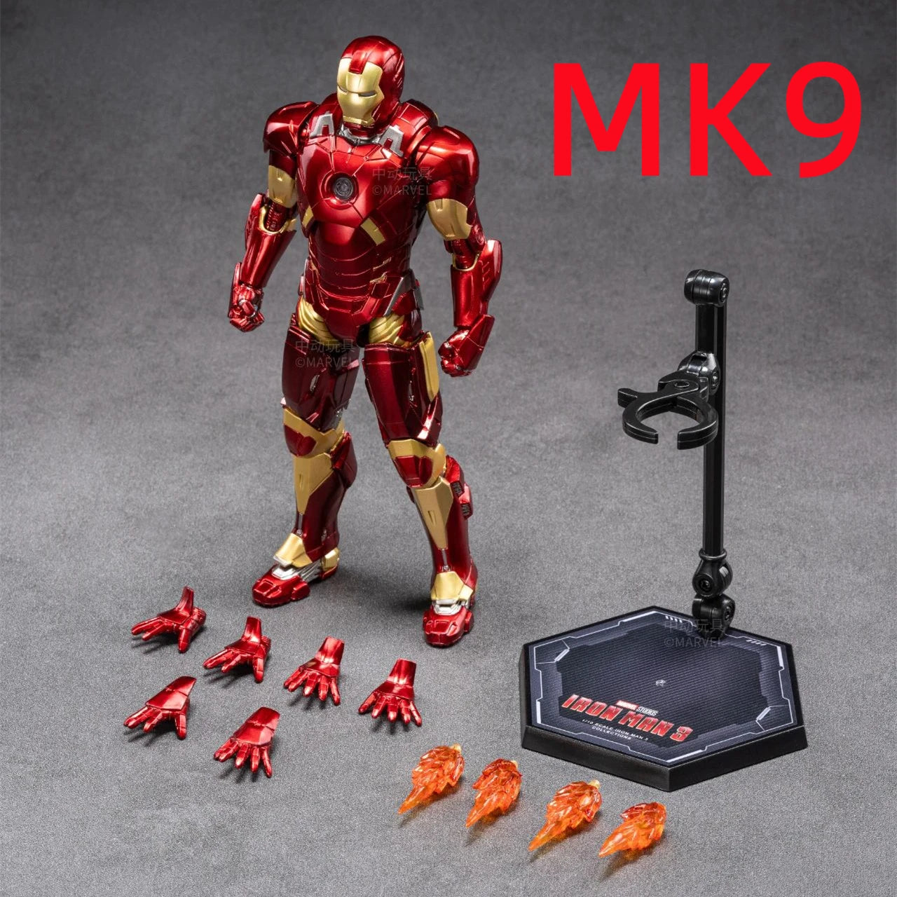 ZD Toys Iron Man Action Figure Mark 35 Red Snapper Iron Man MK 24 MK 22 MK 47 Tony Stark Ironman Figure Action Collect Toy Gift