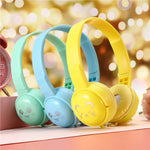 3.5mm Wired Over-ear Headphones Portable Music Earphones for Kids MP4 MP3 Smartphones Laptop