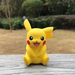 original Pokemon Figures Pikachu Charmander Psyduck Jigglypuff Bulbasaur Squirtle PVC Toys Model