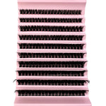 300/120PCS 5D Fluffy Cluster Lashes 30D-100D Natural Thick Eyelash Clusters Individual Lashes DIY Eyelashes Extension Makeup