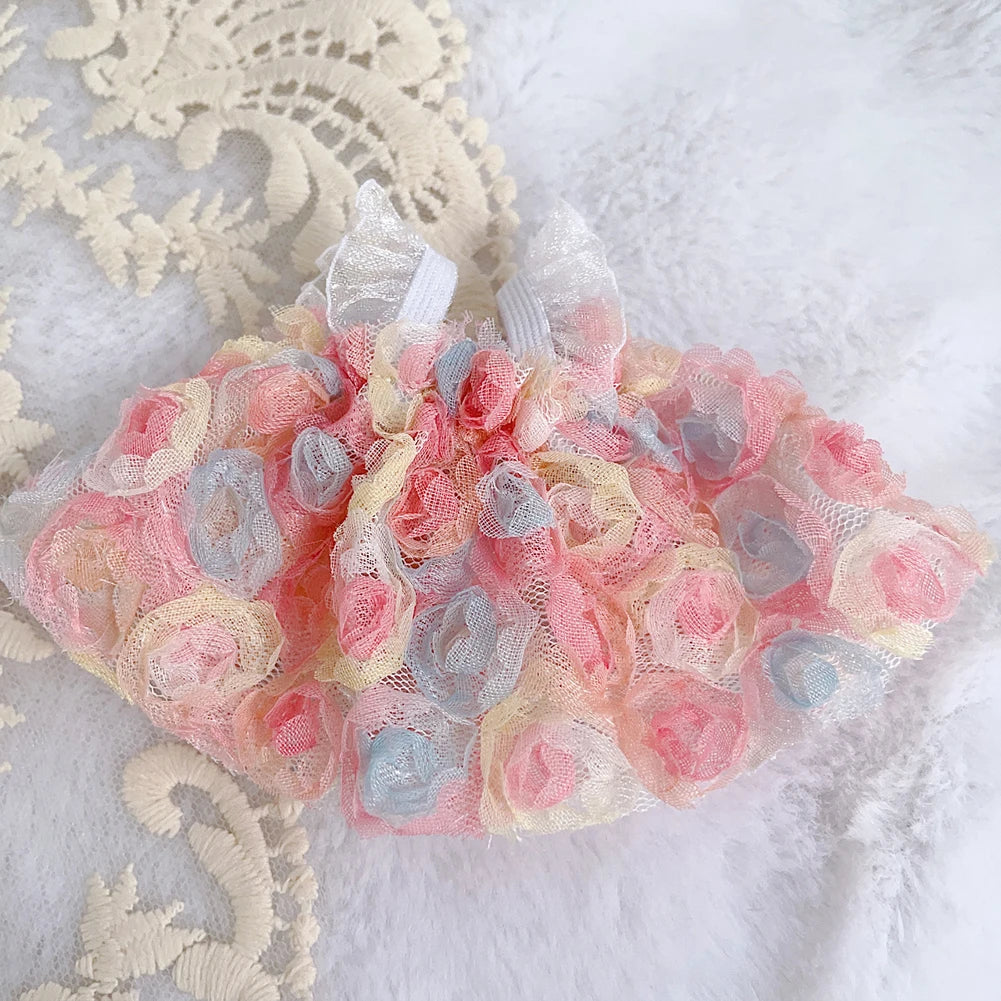 17cm Mini Plush Doll'S Clothes Outfit Accessories For Korea Kpop Exo Labubu Idol V1 V2 Strap skirt set Clothing Gift