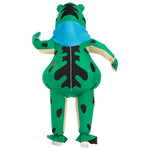 Inflatable Frog Costume Funny Full Body Blow Up Cosplay Costume Suit for Adult Halloween Party Costume for Adult Role Play