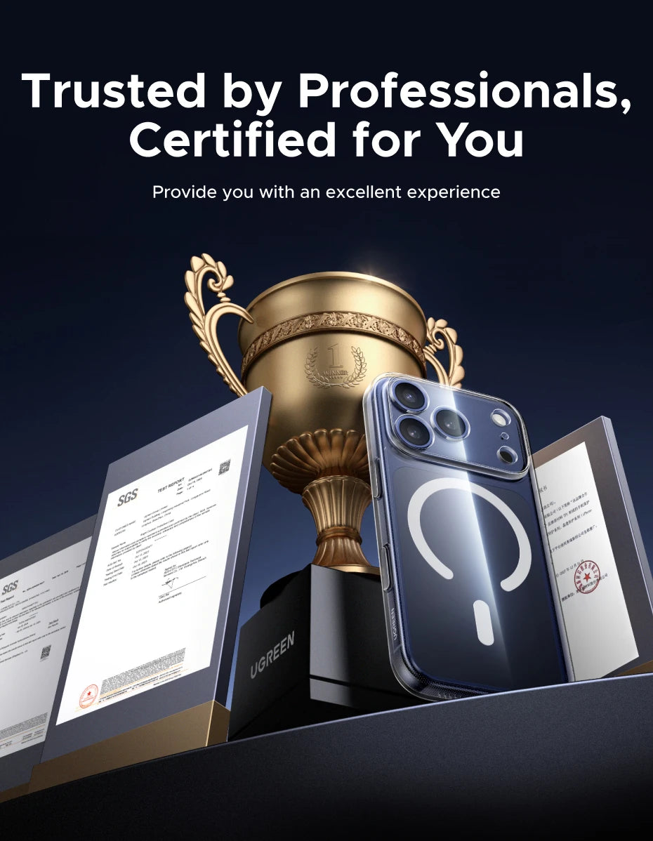 UGREEN Magnetic Case for iPhone 17 Pro Cases Shockproof Cover for iPhone 17 16 15 14 Pro Air 17pro max for Magsafe Macsafe Case