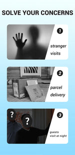 Smart Video Doorbell Outdoor Waterproof Intercom Doorbell Infrared Night Vision Audio Real-Time Monitoring Security Camera