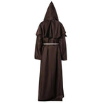 Monk Clothing Ancient Costume Medieval Monk Robe Wizard Clothing Priest Clothing Halloween Cos Costume