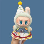 2025 New MIni Plush Doll'S Clothes Outfit Accessories for Labubu V1 V2 Dolls Clothes Accessories DIY Gift