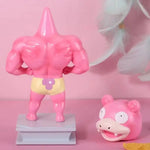 Pokemon Toys GYM Figurines Cartoon Fitness Muscle Man Action Figure Charmander Bulbasuar Squirtle Gengar Fit Model Anime Toys