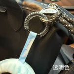 2Pcs/Lot Labubu Anti Drop Buckle Silicone Rope Keychain Protection Ring Colorful Winding Fixed Anti Drop