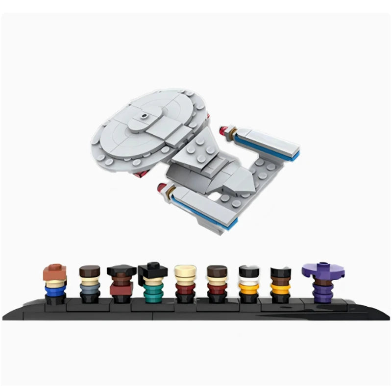 Bricklink Star Movie Starship Enterprise NCC-1701 Discovery Voyager NX-01 Delta MOC Spaceship Sets Building Blocks Kid Toys Gift