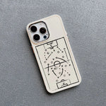 Case For iPhone 16 15 14 Pro Max Plus 13 12 11 Pro Max XR XS X 7 8 SE Football Basketball Tactical Board Pattern Silicone Covers