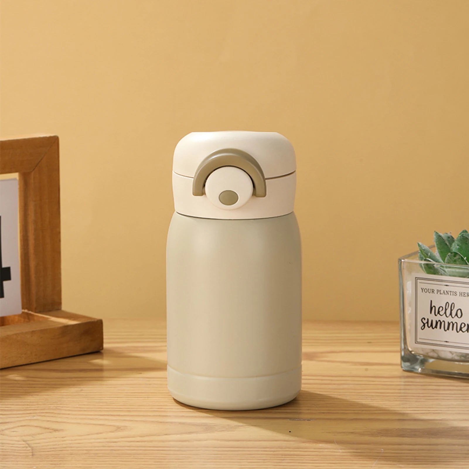 Stainless Steel Portable Pocket Thermal Water Bottle Camping Drinkware Outdoor 220ml/350ml Mini Thermos Cup Pocket Cup